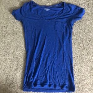 VS blue 55% cotton t-shirt